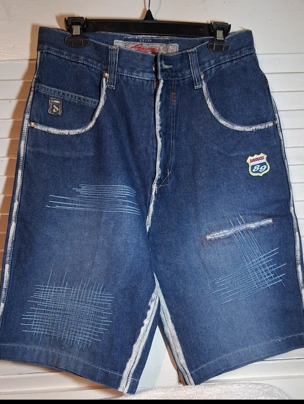 Vintage Davoucci baggy denim jean shorts